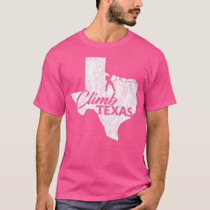 Camiseta Escalar Texas Rock Climbing Shirt Climber Gift