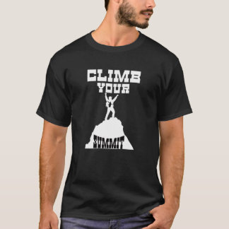 Camiseta Escalar tu cumbre - Citas motivacionales