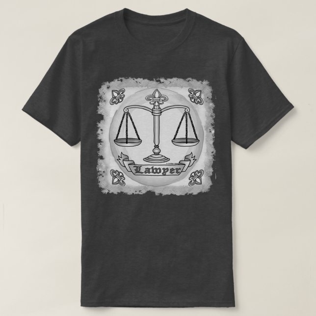 Camiseta Escalas de justicia (Diseño del anverso)