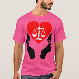 Camiseta Escalas De JusticiaAmar Igualdad Feminismo Gráfico