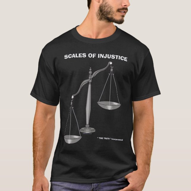 Camiseta Escalas de los chistes antis del abogado de la (Anverso)