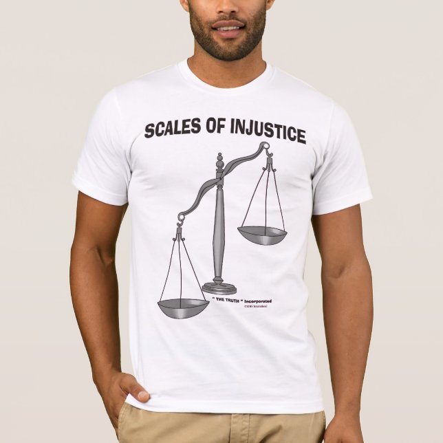 Camiseta Escalas del chiste anti am1 del abogado de la (Anverso)