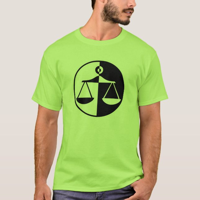 Camiseta Escalas verdes de la justicia (Anverso)