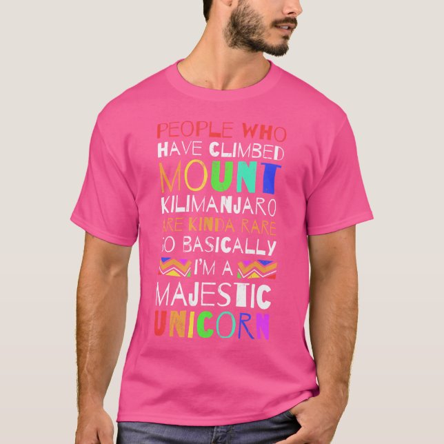 Camiseta Escalé El Monte Kilimanjaro Así Que Básicamente So (Anverso)