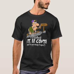Camiseta Escalé el monte LeConte y no lo haré de nuevo