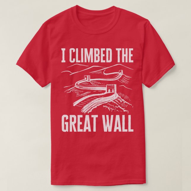Camiseta Escalé La Gran Muralla (Diseño del anverso)