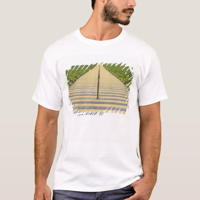 Camiseta Escalera del estadio entre las filas de asientos (Anverso)