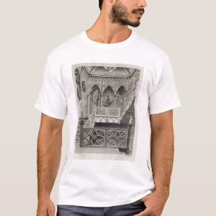 Camiseta Escalera en la colina de la fresa, grabada por J.