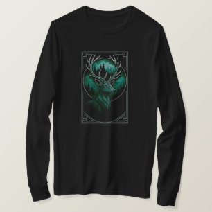 Camiseta Escalera Geométrica Con Antornos Forestales SOLO