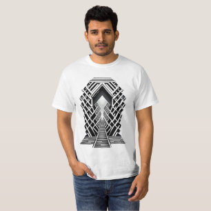 Camiseta Escalera monocromática: Obelisco de los contrastes