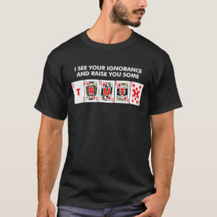 Camiseta Escalera real del póker, verdad