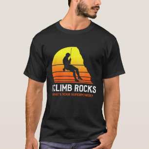 Camiseta Escalo Rocas Cual es tu superpotencia Bouldering R