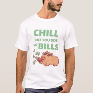 Camiseta Escalofriante Capybara Chill Como Si No Tuvieras B