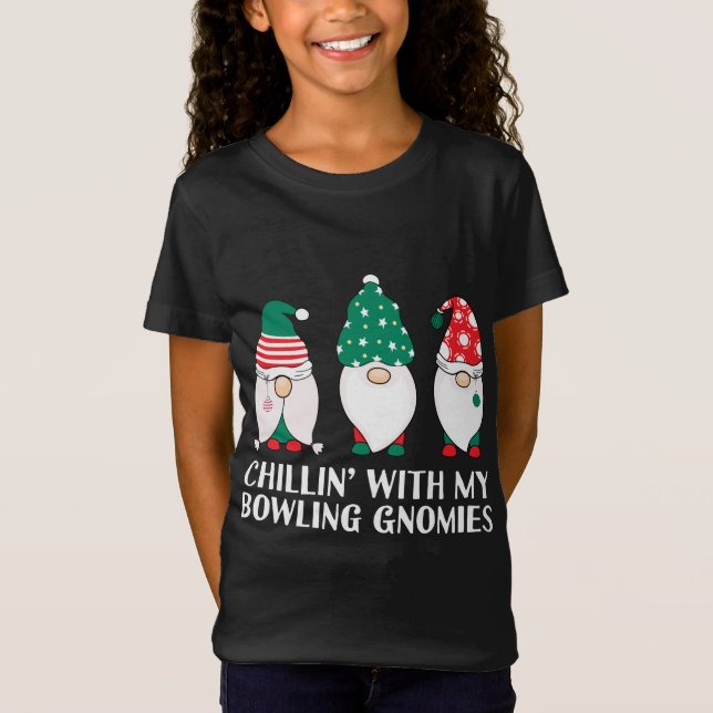 Camiseta Escalofriante Con Mis Gnomies De Bolas PJ Funny Gn (Anverso)