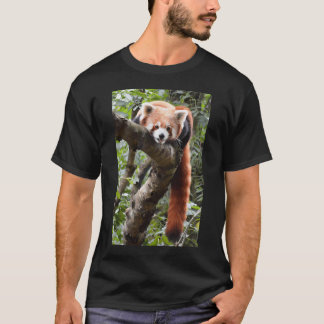Camiseta Escalofriante Estilo Panda Rojo