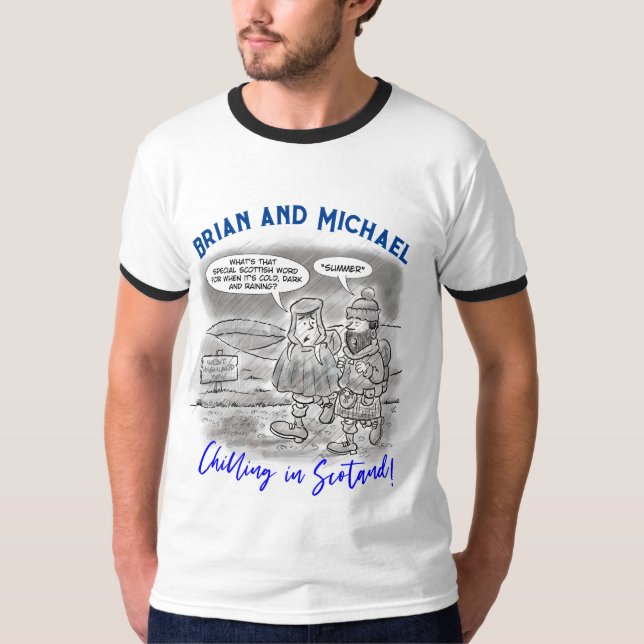 Camiseta Escalofrío en Escocia (Anverso)