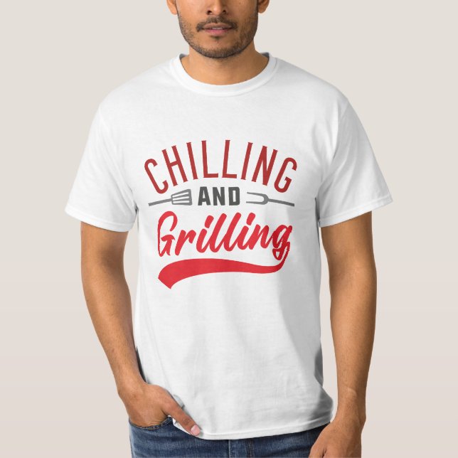 Camiseta Escalofríos Y Parrilladas (Anverso)