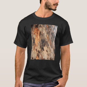 Camiseta Escamas Exfoliantes De Corteza De Árbol De Eucalip