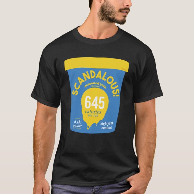Camiseta Escándalo 6 45 Tumba De Helado Temporada De Yam (Anverso)