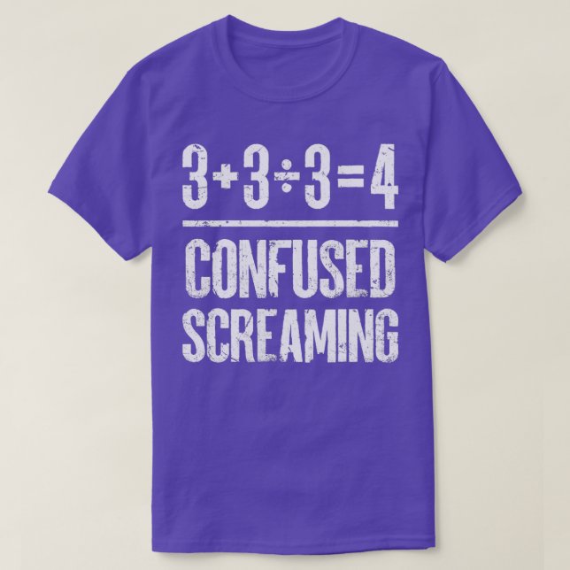 Camiseta Escándalo confuso álgebra Nerd Funny Mathems (Diseño del anverso)