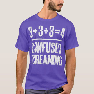 Camiseta Escándalo confuso álgebra Nerd Funny Mathems