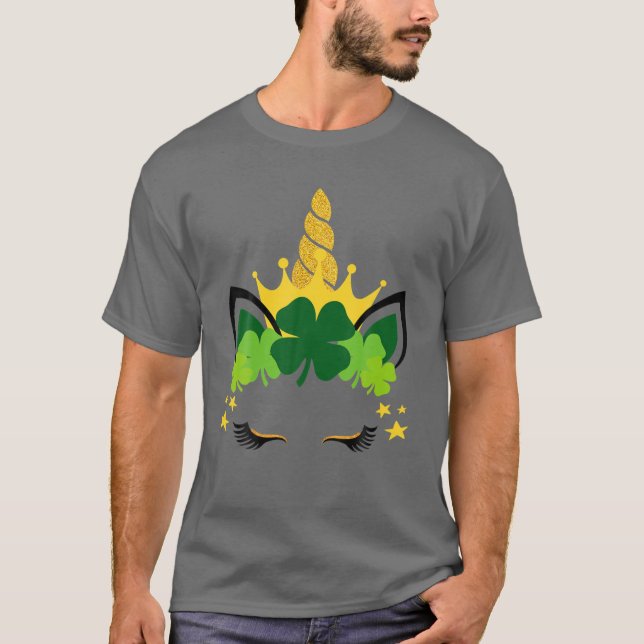 Camiseta Escándalo del cuerno de unicornio de San Patricio (Anverso)