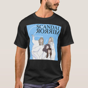 Camiseta Escándalo espejo de bandas japonesas