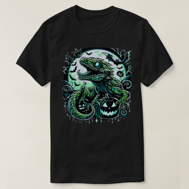 Camiseta Escandalosa bruja gecko lindo diseño de reptil de  (Diseño del anverso)