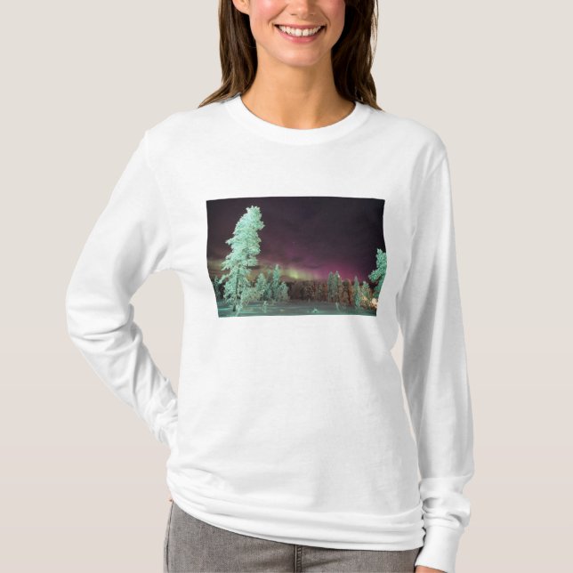 Camiseta Escandinavia, Finlandia, Laponia, Kakslauttanen, (Anverso)