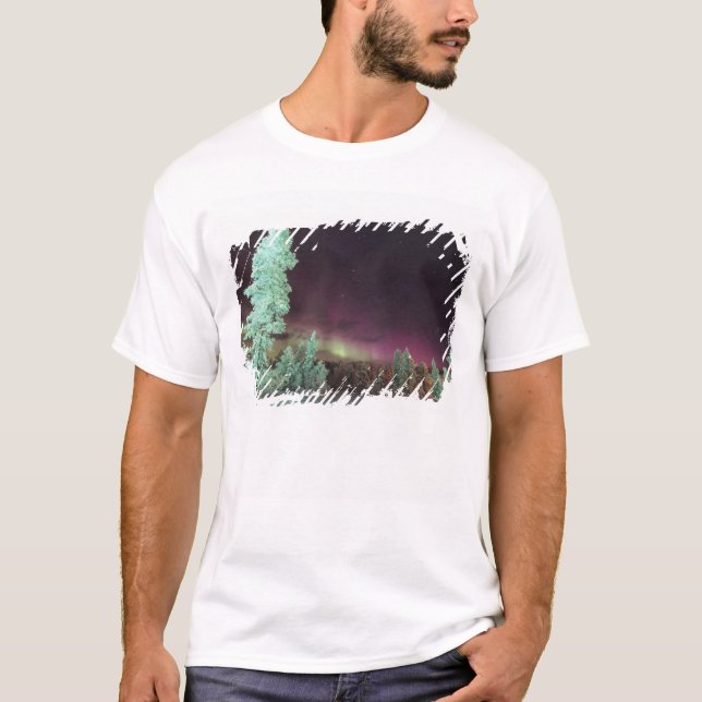 Camiseta Escandinavia, Finlandia, Laponia, Kakslauttanen, (Anverso)