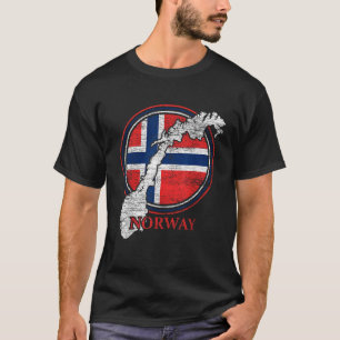Camiseta Escandinavia nórdica Orgulloso País de bandera nor