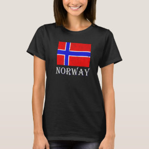 Camiseta Escandinavia País nórdico Bandera Noruega