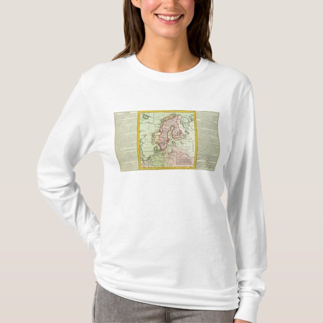 Camiseta Escandinavia, Suecia, Dinamarca (Anverso)
