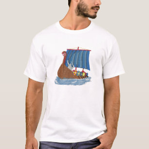 Camiseta Escandinavo de la nave de Viking del sueco