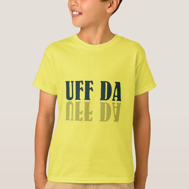 Camiseta Escandinavo divertido de UFF DA (Anverso)
