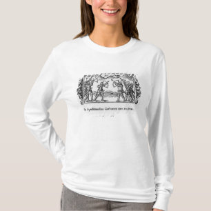 Camiseta Escandinavos que usan sus flechas
