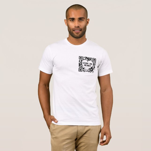 Camiseta Escanea mi Corazón (Anverso completo)