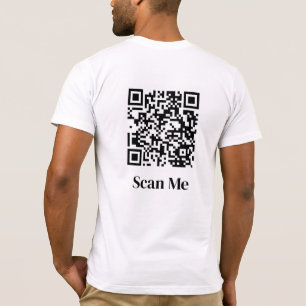 Camiseta Escanéame Código QR Personalizado