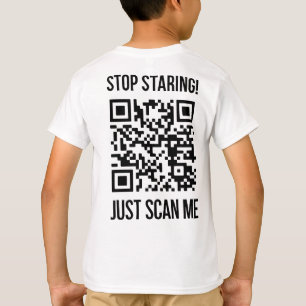 Camiseta Escanear el código QR para un impulso motivador