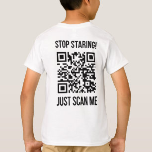 Camiseta Escanear mi código QR: Elegir la amabilidad todos