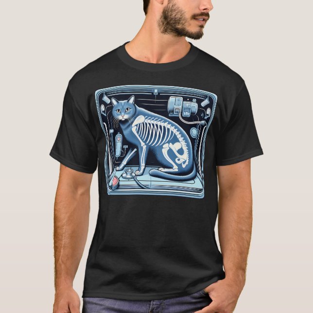 Camiseta Escaneo de gatos - Ct (Anverso)