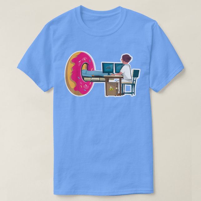 Camiseta Escáner MRI de Donut para técnicos de radiología y (Diseño del anverso)