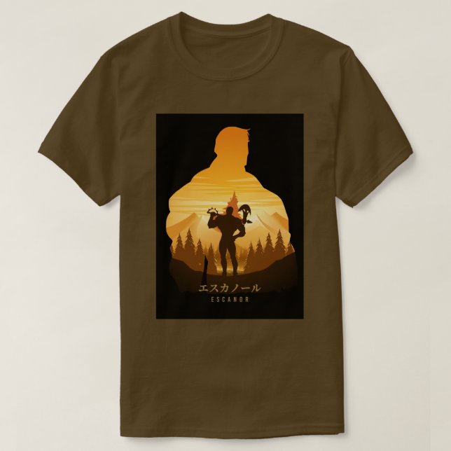 Camiseta Escanor Siete Pecados Mortales 1 (Diseño del anverso)