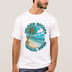 Camiseta Escapada a la Isla Vibraciones Tropicales Palma