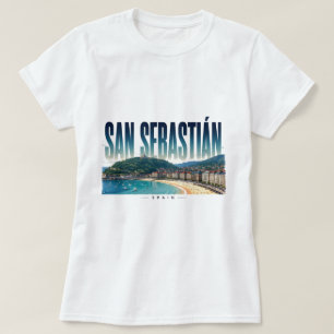 Camiseta Escapada costera vasca en San Sebastián, España