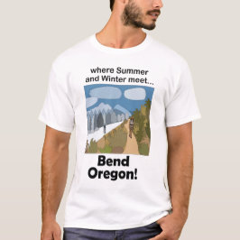 Camiseta Escapada de fin de semana con ambiente de doble te