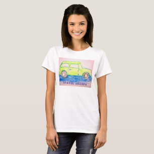 Camiseta Escapada de viaje de Guay Green Car