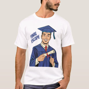 Camiseta Escapada final divertida de graduación 