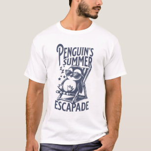 Camiseta Escapada veraniega del pingüino