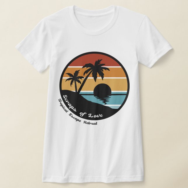 Camiseta Escapadas tropicales de amor (Distribución)